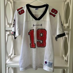 Vintage Champion Keyshawn Johnson NFL Florida Buccaneers Football Jersey Youth L
